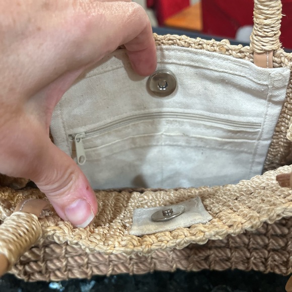 Nine West Straw Purse - Picture 5 of 5